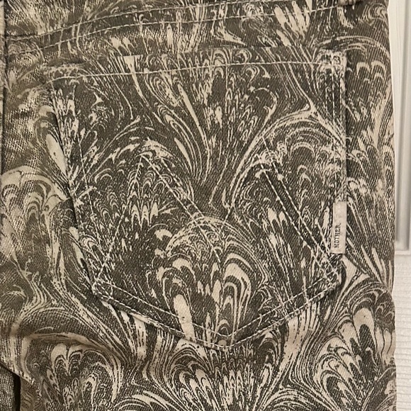 MOTHER The Looker Glitz ‘N Glam Metallic Print Skinny Jeans Size 26 - Picture 4 of 11